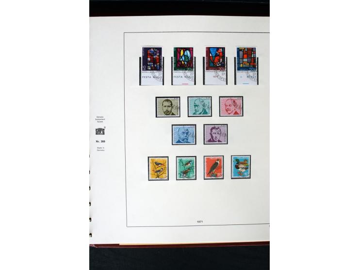1850/1987, postfrische, ungebrauchte und gestempelte Sammlung mit gutebn Ausgaben, Porto, Dienst, Ämtern, Zusammendrucken und