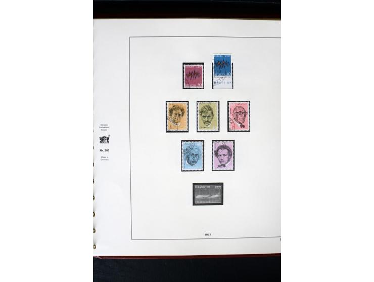 1850/1987, postfrische, ungebrauchte und gestempelte Sammlung mit gutebn Ausgaben, Porto, Dienst, Ämtern, Zusammendrucken und
