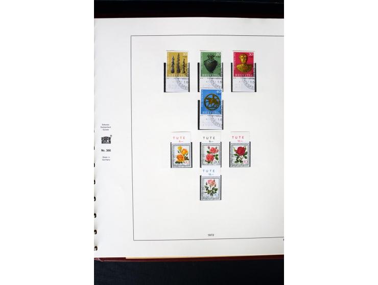 1850/1987, postfrische, ungebrauchte und gestempelte Sammlung mit gutebn Ausgaben, Porto, Dienst, Ämtern, Zusammendrucken und