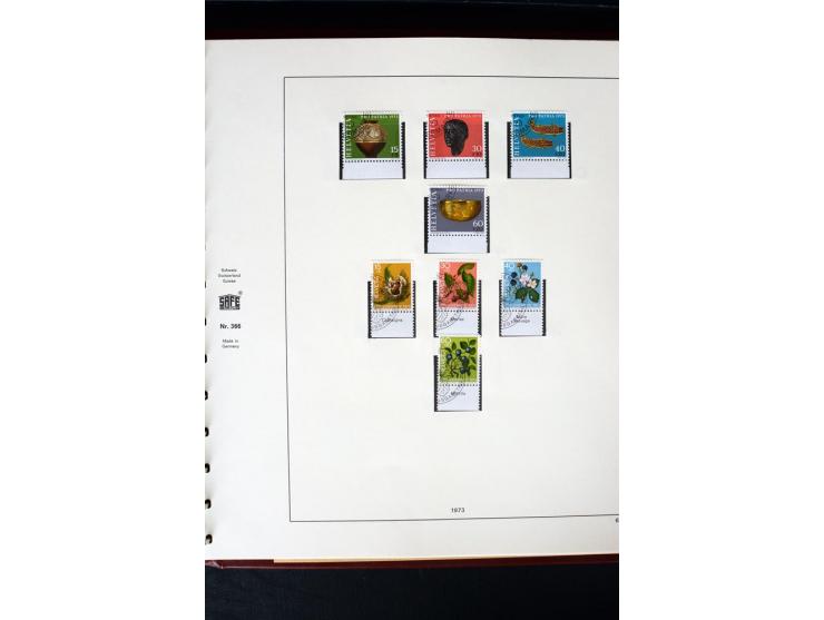 1850/1987, postfrische, ungebrauchte und gestempelte Sammlung mit gutebn Ausgaben, Porto, Dienst, Ämtern, Zusammendrucken und