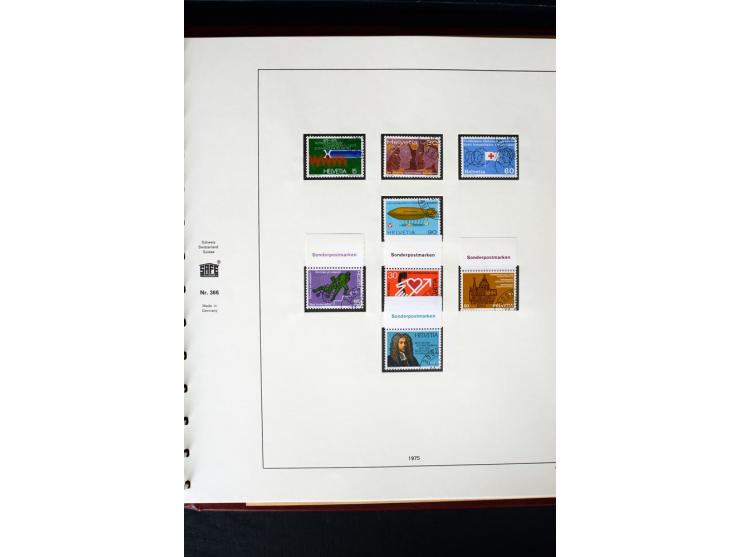 1850/1987, postfrische, ungebrauchte und gestempelte Sammlung mit gutebn Ausgaben, Porto, Dienst, Ämtern, Zusammendrucken und