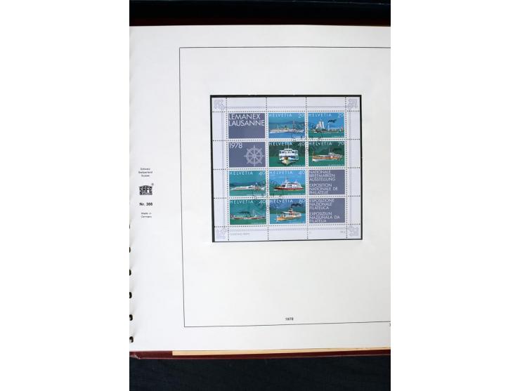 1850/1987, postfrische, ungebrauchte und gestempelte Sammlung mit gutebn Ausgaben, Porto, Dienst, Ämtern, Zusammendrucken und