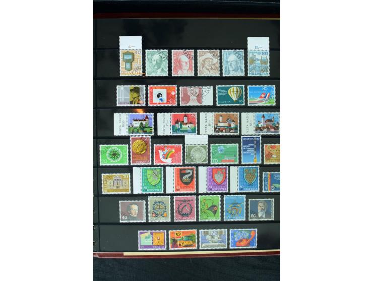 1850/1987, postfrische, ungebrauchte und gestempelte Sammlung mit gutebn Ausgaben, Porto, Dienst, Ämtern, Zusammendrucken und