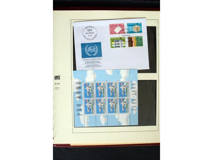 1850/1987, postfrische, ungebrauchte und gestempelte Sammlung mit gutebn Ausgaben, Porto, Dienst, Ämtern, Zusammendrucken und
