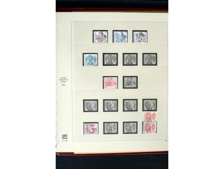 1850/1987, postfrische, ungebrauchte und gestempelte Sammlung mit gutebn Ausgaben, Porto, Dienst, Ämtern, Zusammendrucken und