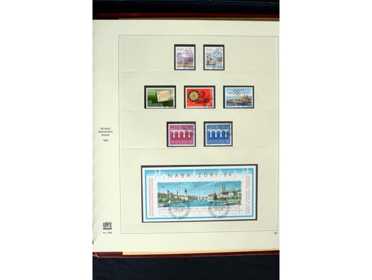 1850/1987, postfrische, ungebrauchte und gestempelte Sammlung mit gutebn Ausgaben, Porto, Dienst, Ämtern, Zusammendrucken und
