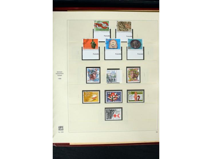 1850/1987, postfrische, ungebrauchte und gestempelte Sammlung mit gutebn Ausgaben, Porto, Dienst, Ämtern, Zusammendrucken und
