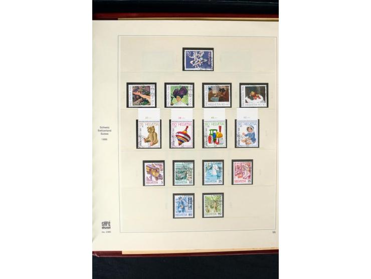 1850/1987, postfrische, ungebrauchte und gestempelte Sammlung mit gutebn Ausgaben, Porto, Dienst, Ämtern, Zusammendrucken und