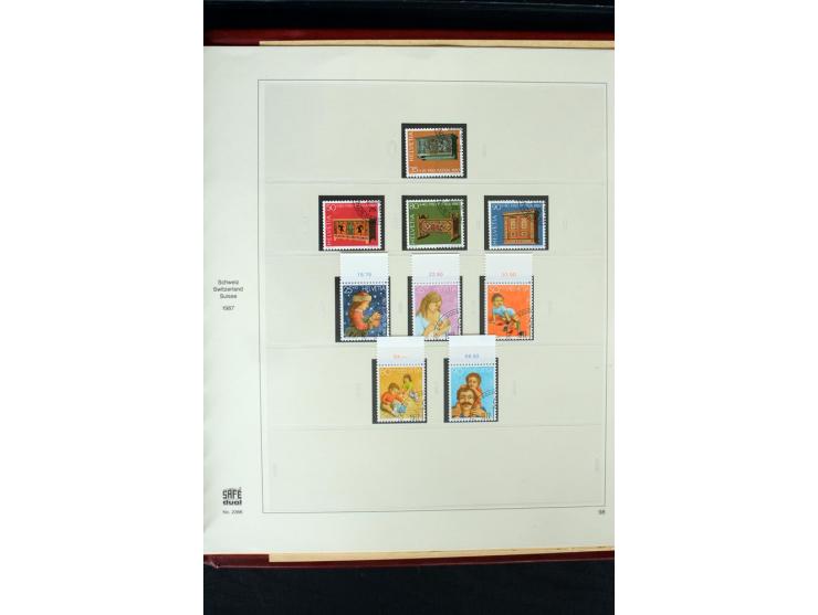 1850/1987, postfrische, ungebrauchte und gestempelte Sammlung mit gutebn Ausgaben, Porto, Dienst, Ämtern, Zusammendrucken und