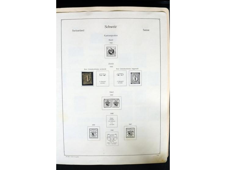 1850/1987, postfrische, ungebrauchte und gestempelte Sammlung mit gutebn Ausgaben, Porto, Dienst, Ämtern, Zusammendrucken und