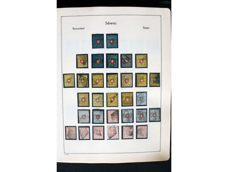 1850/1987, postfrische, ungebrauchte und gestempelte Sammlung mit gutebn Ausgaben, Porto, Dienst, Ämtern, Zusammendrucken und
