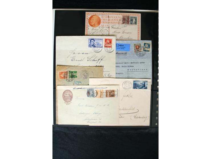 1850/1987, postfrische, ungebrauchte und gestempelte Sammlung mit gutebn Ausgaben, Porto, Dienst, Ämtern, Zusammendrucken und