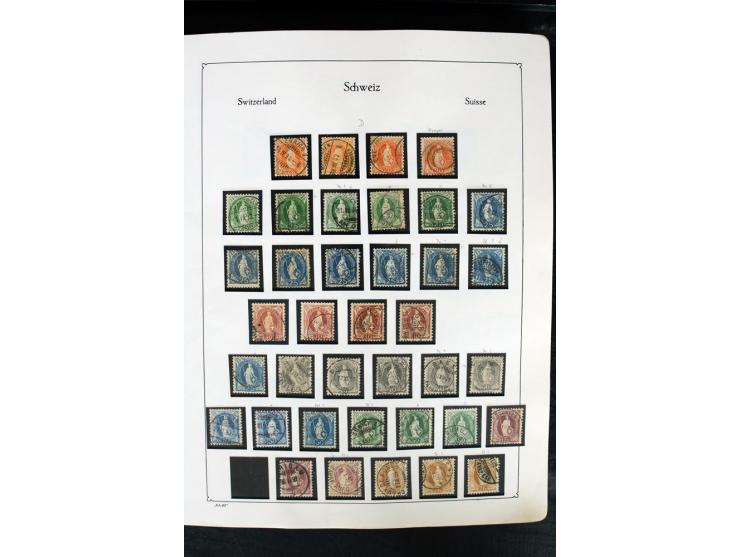1850/1987, postfrische, ungebrauchte und gestempelte Sammlung mit gutebn Ausgaben, Porto, Dienst, Ämtern, Zusammendrucken und