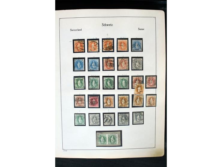 1850/1987, postfrische, ungebrauchte und gestempelte Sammlung mit gutebn Ausgaben, Porto, Dienst, Ämtern, Zusammendrucken und