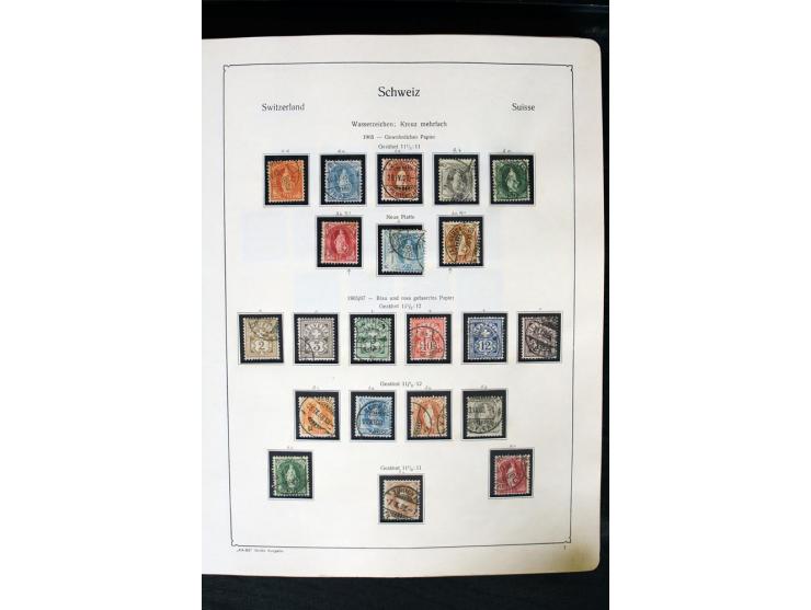 1850/1987, postfrische, ungebrauchte und gestempelte Sammlung mit gutebn Ausgaben, Porto, Dienst, Ämtern, Zusammendrucken und