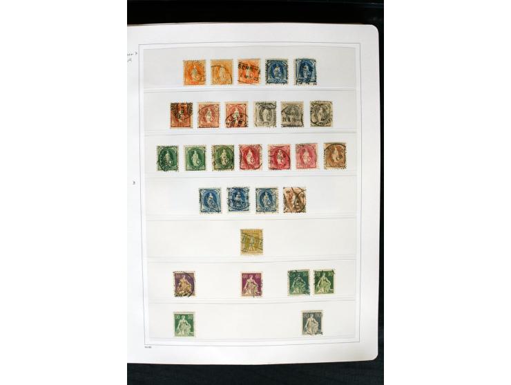 1850/1987, postfrische, ungebrauchte und gestempelte Sammlung mit gutebn Ausgaben, Porto, Dienst, Ämtern, Zusammendrucken und