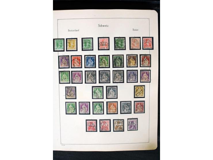 1850/1987, postfrische, ungebrauchte und gestempelte Sammlung mit gutebn Ausgaben, Porto, Dienst, Ämtern, Zusammendrucken und
