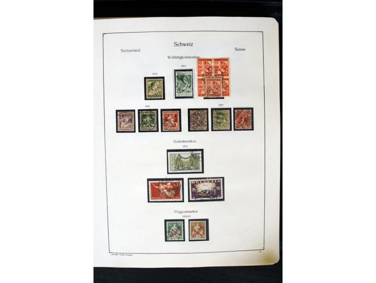 1850/1987, postfrische, ungebrauchte und gestempelte Sammlung mit gutebn Ausgaben, Porto, Dienst, Ämtern, Zusammendrucken und