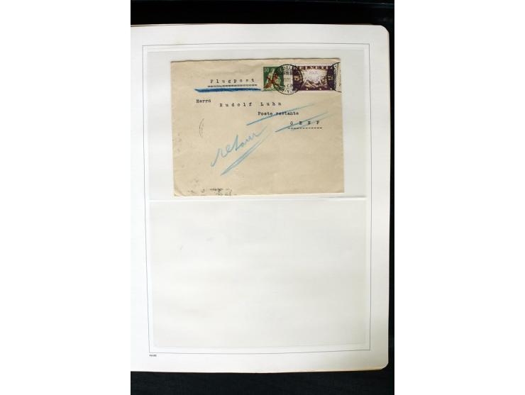 1850/1987, postfrische, ungebrauchte und gestempelte Sammlung mit gutebn Ausgaben, Porto, Dienst, Ämtern, Zusammendrucken und