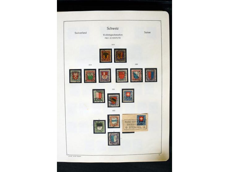 1850/1987, postfrische, ungebrauchte und gestempelte Sammlung mit gutebn Ausgaben, Porto, Dienst, Ämtern, Zusammendrucken und