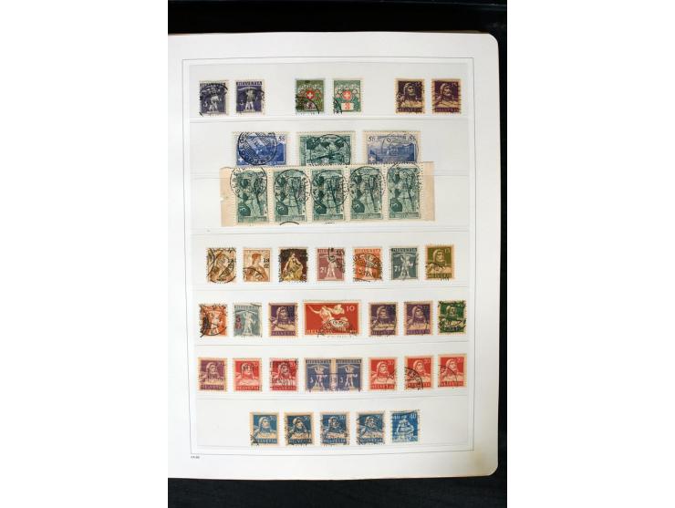 1850/1987, postfrische, ungebrauchte und gestempelte Sammlung mit gutebn Ausgaben, Porto, Dienst, Ämtern, Zusammendrucken und