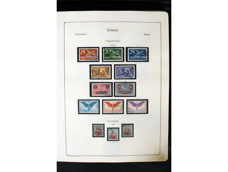 1850/1987, postfrische, ungebrauchte und gestempelte Sammlung mit gutebn Ausgaben, Porto, Dienst, Ämtern, Zusammendrucken und