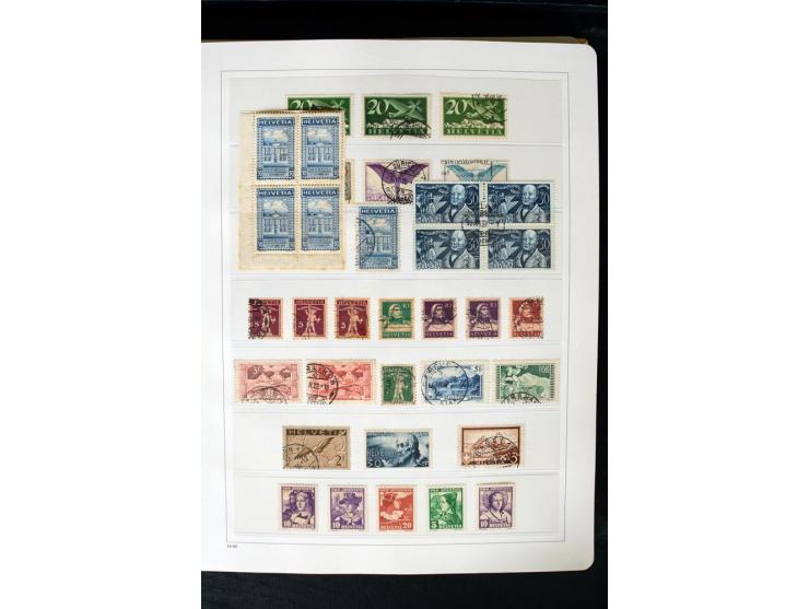 1850/1987, postfrische, ungebrauchte und gestempelte Sammlung mit gutebn Ausgaben, Porto, Dienst, Ämtern, Zusammendrucken und
