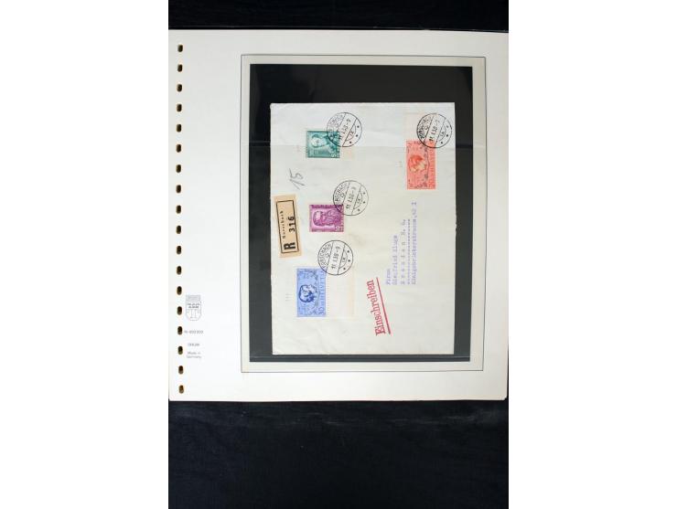 1850/1987, postfrische, ungebrauchte und gestempelte Sammlung mit gutebn Ausgaben, Porto, Dienst, Ämtern, Zusammendrucken und