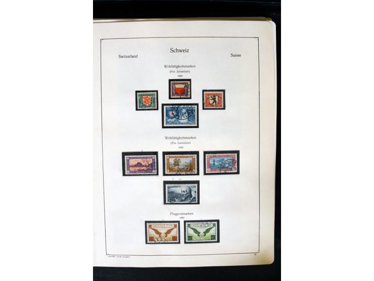 1850/1987, postfrische, ungebrauchte und gestempelte Sammlung mit gutebn Ausgaben, Porto, Dienst, Ämtern, Zusammendrucken und