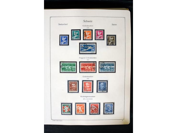 1850/1987, postfrische, ungebrauchte und gestempelte Sammlung mit gutebn Ausgaben, Porto, Dienst, Ämtern, Zusammendrucken und