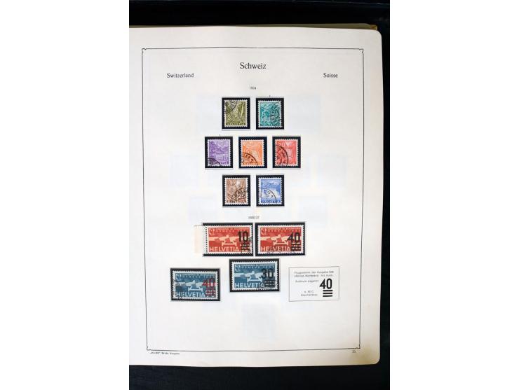 1850/1987, postfrische, ungebrauchte und gestempelte Sammlung mit gutebn Ausgaben, Porto, Dienst, Ämtern, Zusammendrucken und