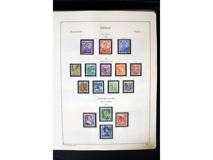 1850/1987, postfrische, ungebrauchte und gestempelte Sammlung mit gutebn Ausgaben, Porto, Dienst, Ämtern, Zusammendrucken und