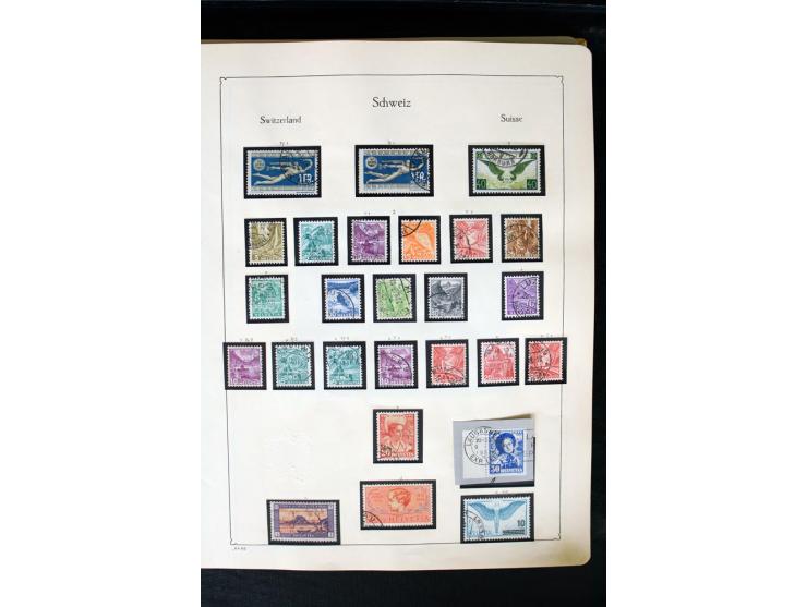 1850/1987, postfrische, ungebrauchte und gestempelte Sammlung mit gutebn Ausgaben, Porto, Dienst, Ämtern, Zusammendrucken und