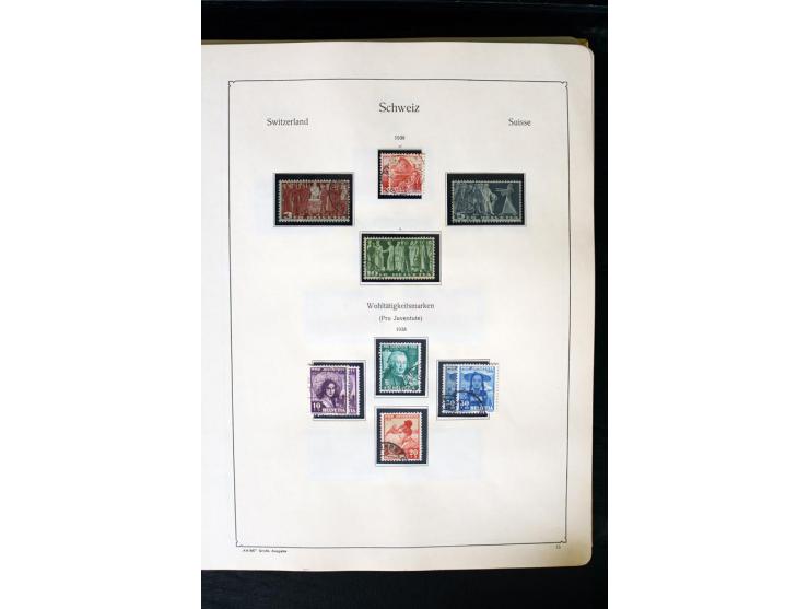 1850/1987, postfrische, ungebrauchte und gestempelte Sammlung mit gutebn Ausgaben, Porto, Dienst, Ämtern, Zusammendrucken und