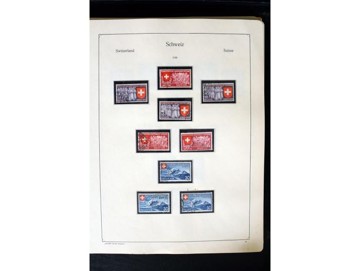 1850/1987, postfrische, ungebrauchte und gestempelte Sammlung mit gutebn Ausgaben, Porto, Dienst, Ämtern, Zusammendrucken und