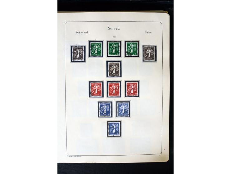 1850/1987, postfrische, ungebrauchte und gestempelte Sammlung mit gutebn Ausgaben, Porto, Dienst, Ämtern, Zusammendrucken und