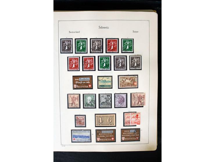 1850/1987, postfrische, ungebrauchte und gestempelte Sammlung mit gutebn Ausgaben, Porto, Dienst, Ämtern, Zusammendrucken und