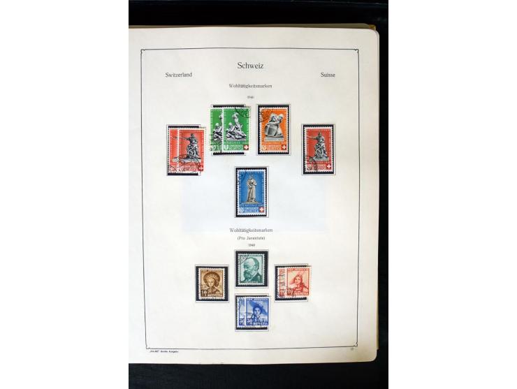 1850/1987, postfrische, ungebrauchte und gestempelte Sammlung mit gutebn Ausgaben, Porto, Dienst, Ämtern, Zusammendrucken und