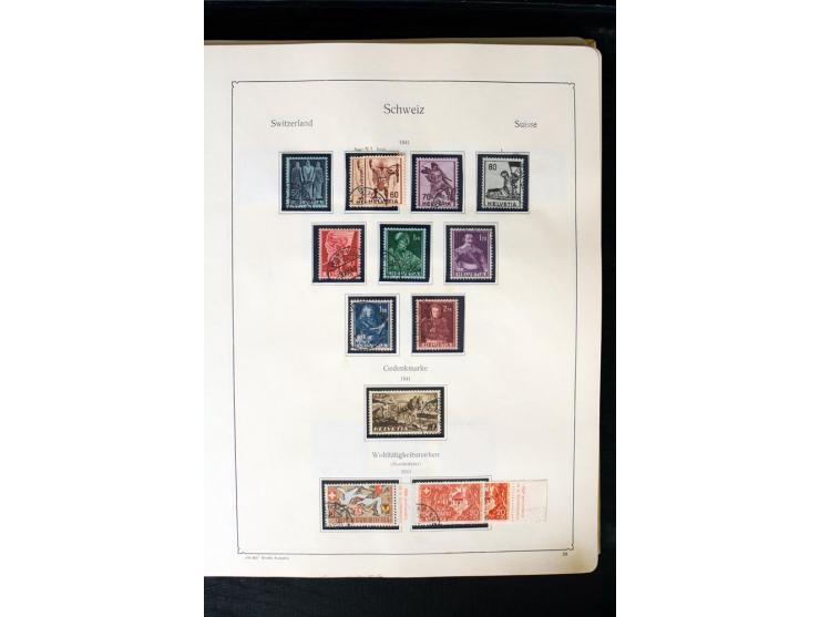 1850/1987, postfrische, ungebrauchte und gestempelte Sammlung mit gutebn Ausgaben, Porto, Dienst, Ämtern, Zusammendrucken und