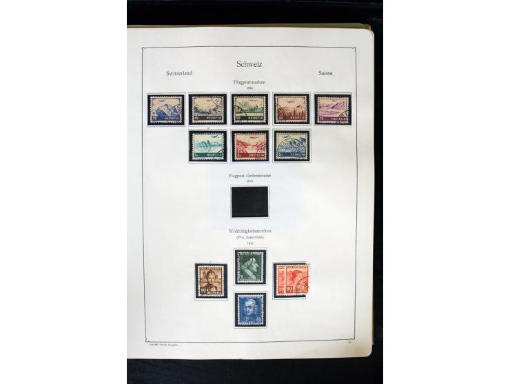1850/1987, postfrische, ungebrauchte und gestempelte Sammlung mit gutebn Ausgaben, Porto, Dienst, Ämtern, Zusammendrucken und