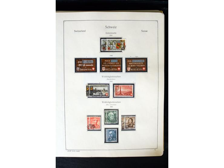 1850/1987, postfrische, ungebrauchte und gestempelte Sammlung mit gutebn Ausgaben, Porto, Dienst, Ämtern, Zusammendrucken und