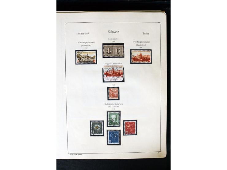 1850/1987, postfrische, ungebrauchte und gestempelte Sammlung mit gutebn Ausgaben, Porto, Dienst, Ämtern, Zusammendrucken und