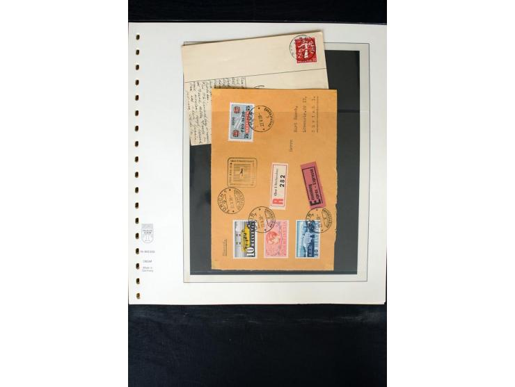 1850/1987, postfrische, ungebrauchte und gestempelte Sammlung mit gutebn Ausgaben, Porto, Dienst, Ämtern, Zusammendrucken und
