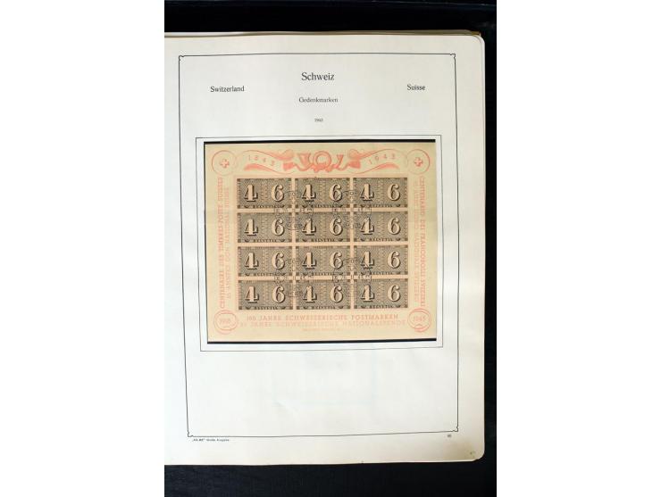 1850/1987, postfrische, ungebrauchte und gestempelte Sammlung mit gutebn Ausgaben, Porto, Dienst, Ämtern, Zusammendrucken und
