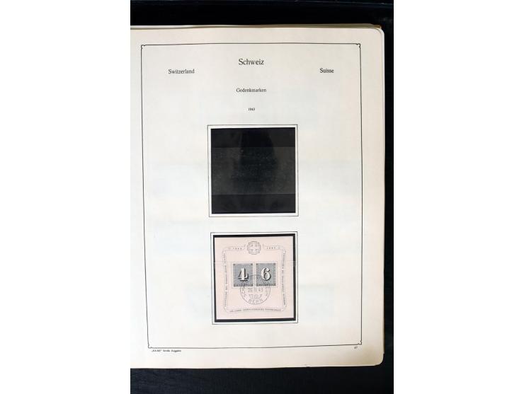 1850/1987, postfrische, ungebrauchte und gestempelte Sammlung mit gutebn Ausgaben, Porto, Dienst, Ämtern, Zusammendrucken und