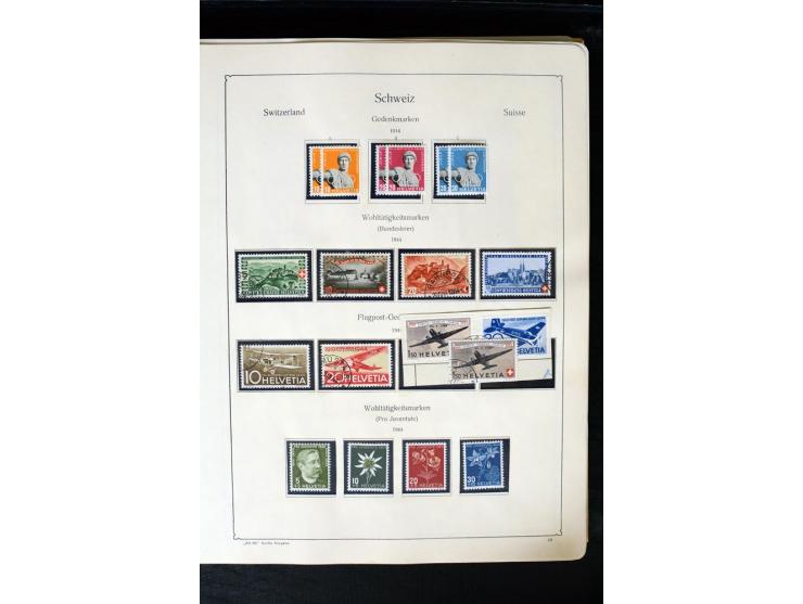 1850/1987, postfrische, ungebrauchte und gestempelte Sammlung mit gutebn Ausgaben, Porto, Dienst, Ämtern, Zusammendrucken und
