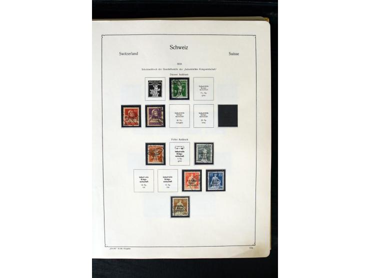 1850/1987, postfrische, ungebrauchte und gestempelte Sammlung mit gutebn Ausgaben, Porto, Dienst, Ämtern, Zusammendrucken und