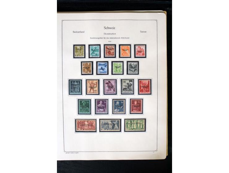 1850/1987, postfrische, ungebrauchte und gestempelte Sammlung mit gutebn Ausgaben, Porto, Dienst, Ämtern, Zusammendrucken und