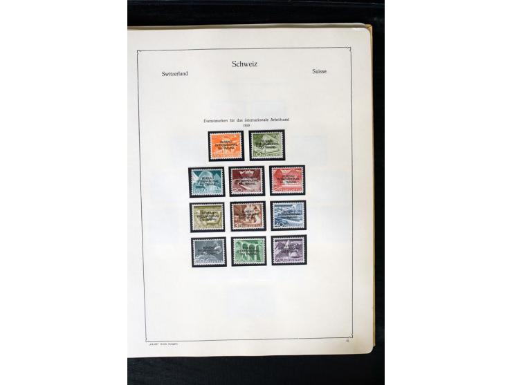 1850/1987, postfrische, ungebrauchte und gestempelte Sammlung mit gutebn Ausgaben, Porto, Dienst, Ämtern, Zusammendrucken und