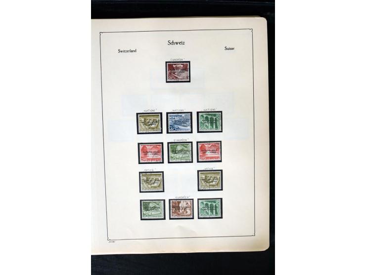1850/1987, postfrische, ungebrauchte und gestempelte Sammlung mit gutebn Ausgaben, Porto, Dienst, Ämtern, Zusammendrucken und